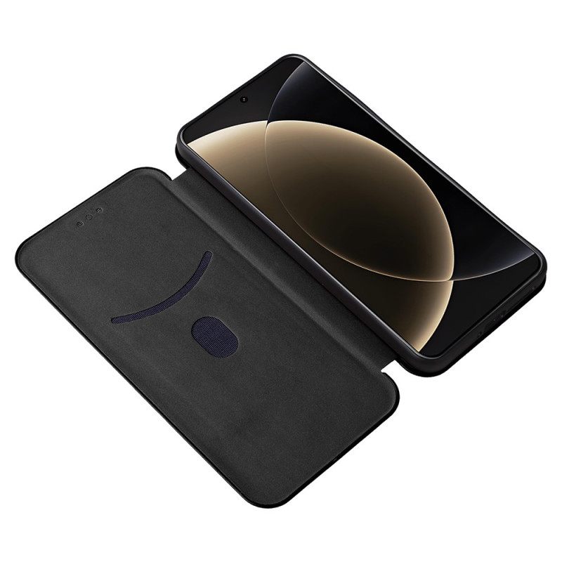 Nahkakotelo Xiaomi 15 Ultra Harjattu Hiilikuitu