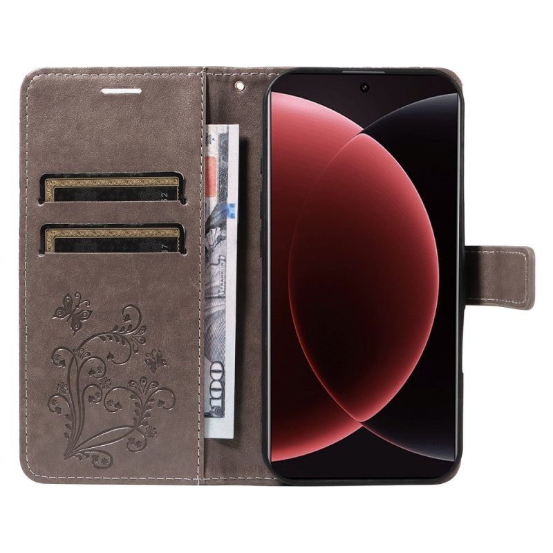 Nahkakotelo Xiaomi 15 Ultra Jättiläisperhoset