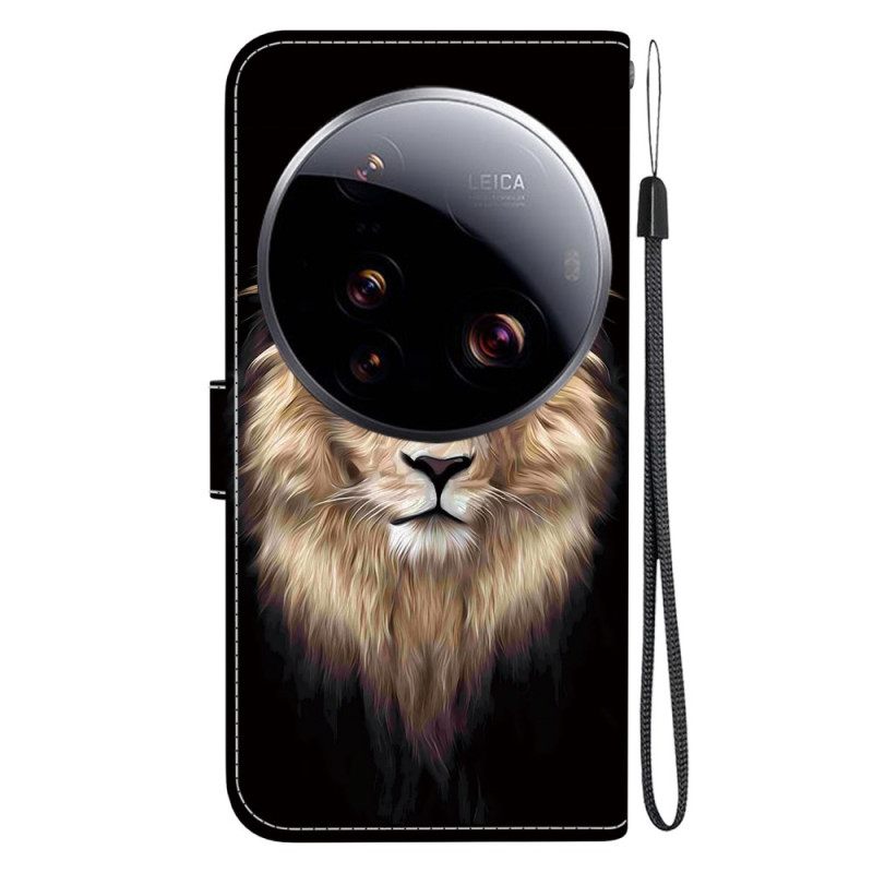 Nahkakotelo Xiaomi 15 Ultra Leijonanpää