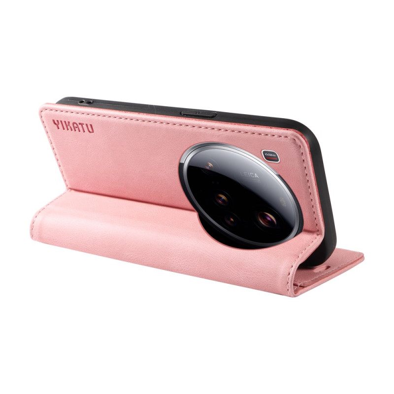 Nahkakotelo Xiaomi 15 Ultra Vintage-tyylinen Ykatu Suojakuori