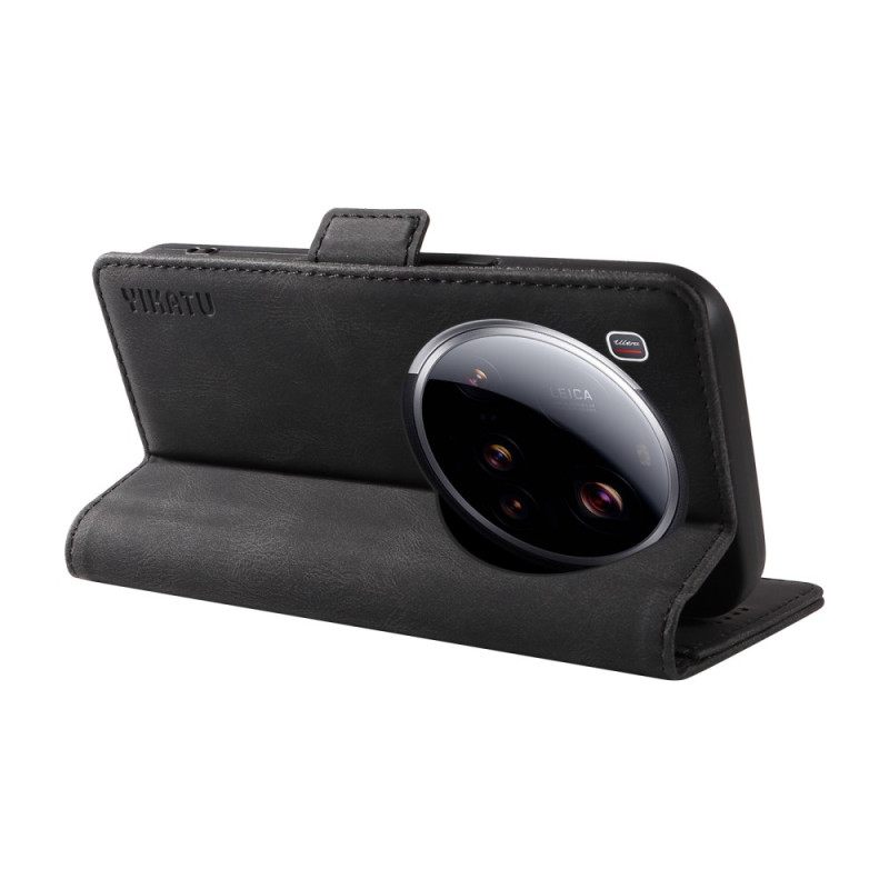 Nahkakotelo Xiaomi 15 Ultra Ykatu Vintage-tyyli