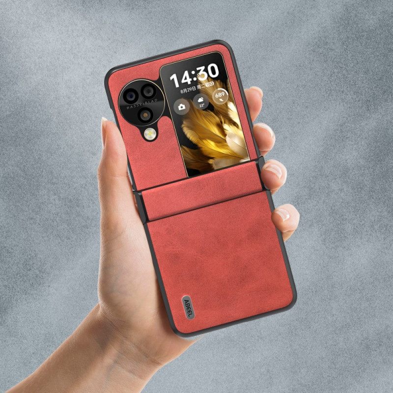 Kuori Oppo Find N3 Flip Abeel-nahkaefekti