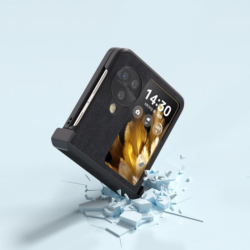 Kuori Oppo Find N3 Flip Retro-nahkatyylinen Abeel Suojakuori