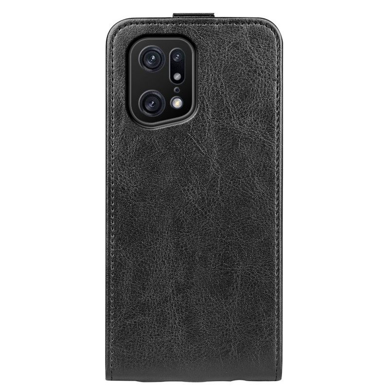 Flip Case Oppo Find X5 Pro Kotelot Flip Pystyläppä