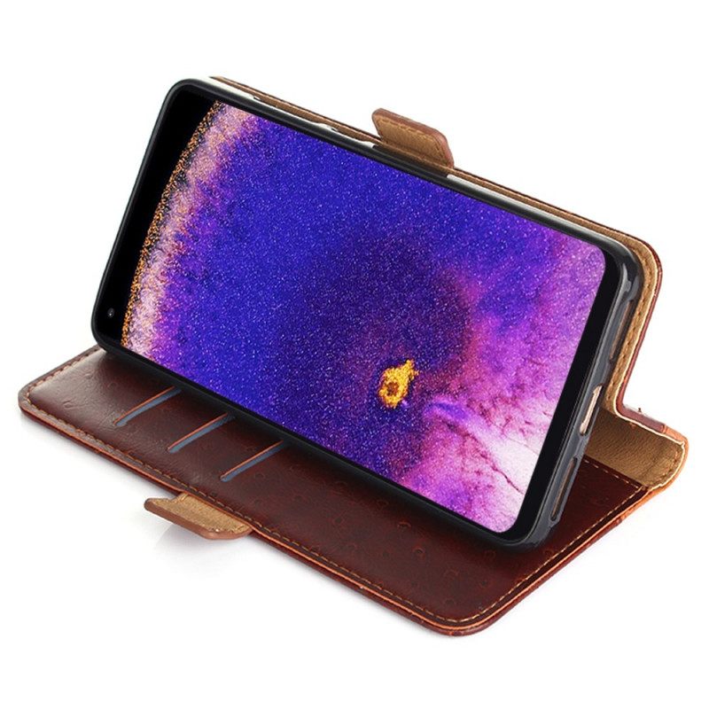Kotelot Oppo Find X5 Pro Bicolor Strutsin Ihon Rakenne