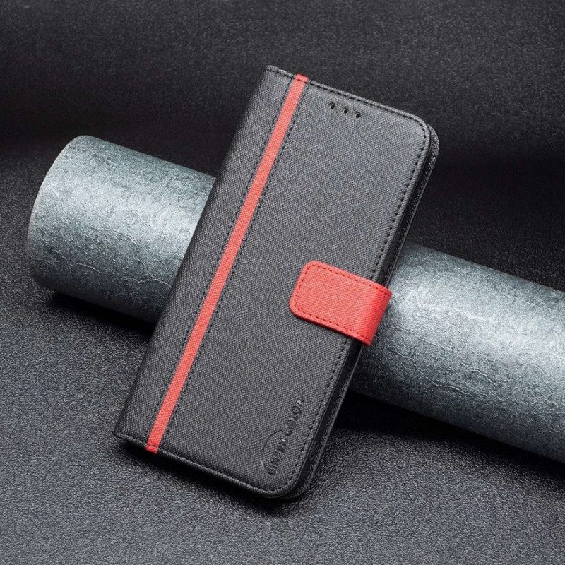 Kotelot Oppo Find X5 Pro Keinonahka Tetxure Binfen Väri