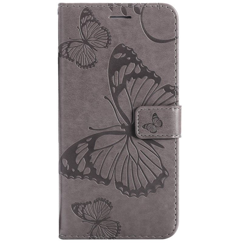 Kotelot Oppo Find X5 Pro Suojaketju Kuori Giant Thong Butterflies