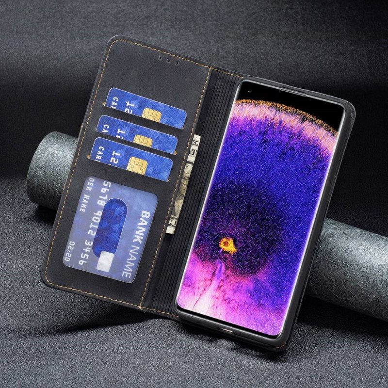 Puhelinkuoret Oppo Find X5 Pro Kotelot Flip Binfen Color