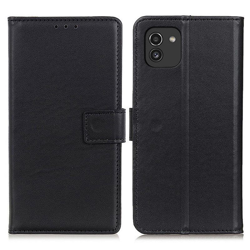Kotelot Samsung Galaxy A03 Simple Faux Leather