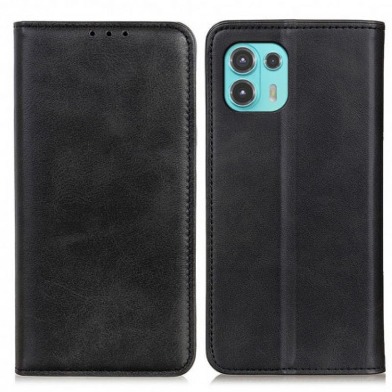 Puhelinkuoret Motorola Edge 20 Lite Kotelot Flip Haljasnahkasuunnittelu