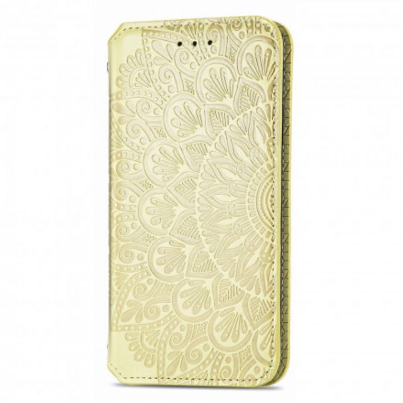 Puhelinkuoret Motorola Edge 20 Lite Kotelot Flip Mandala