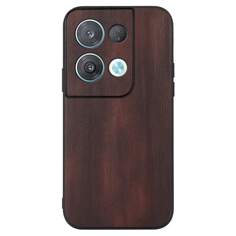 Kuori Oppo Reno 8 Teksturoitu Keinonahka