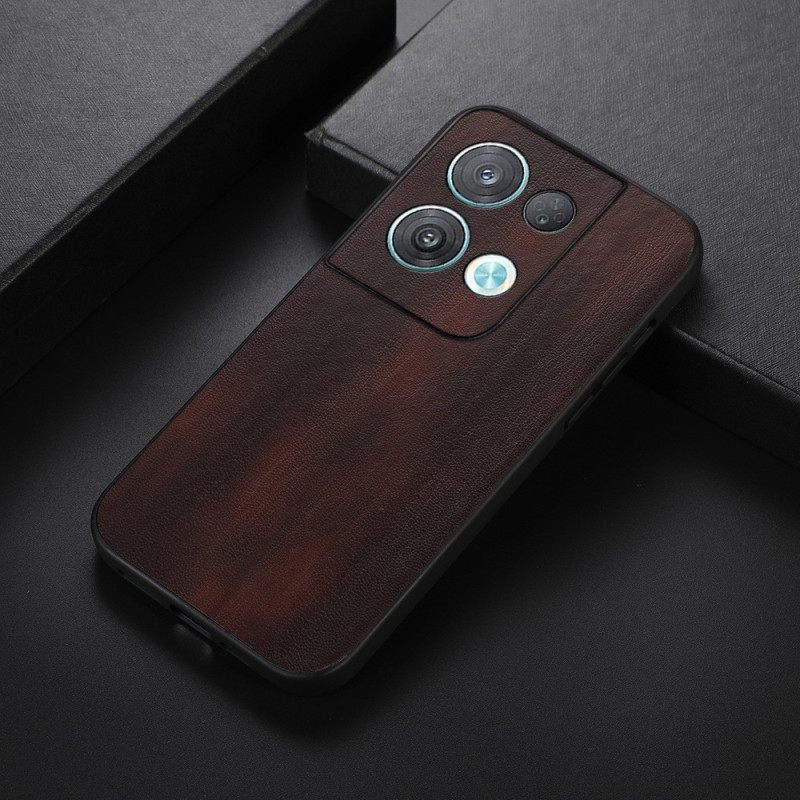 Kuori Oppo Reno 8 Teksturoitu Keinonahka