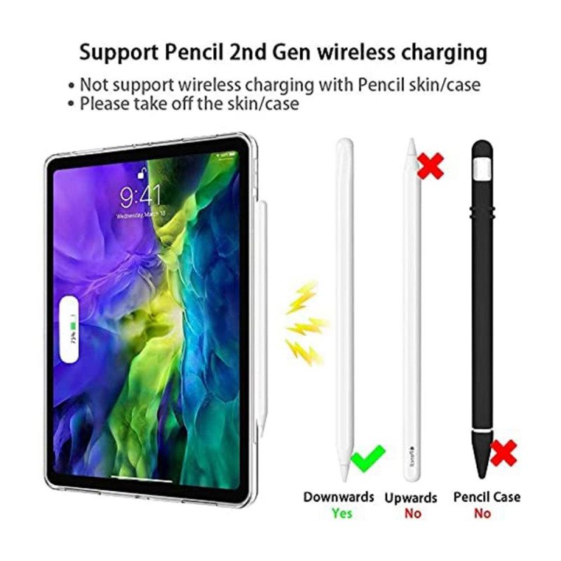 Case iPad Air (2022) (2020) / Pro 11" Joustava Läpinäkyvä