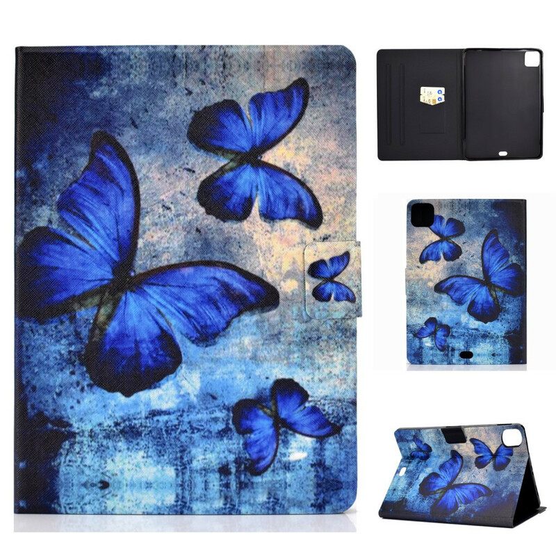 Kotelot iPad Air (2022) (2020) / Pro 11" Blue Butterflies