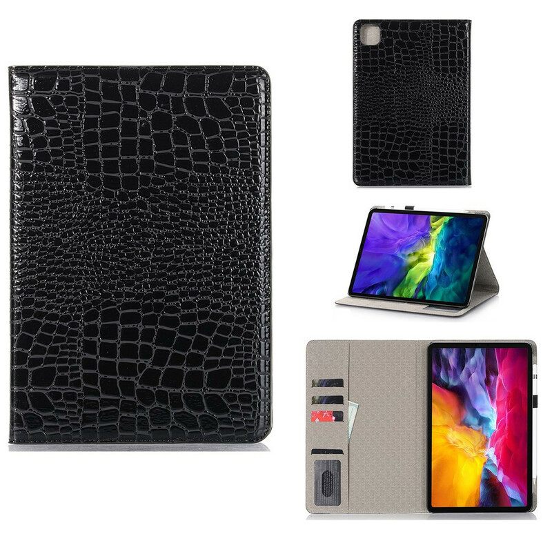 Kuoret iPad Air (2022) (2020) / Pro 11" Yksivärinen Krokotiilin Iho