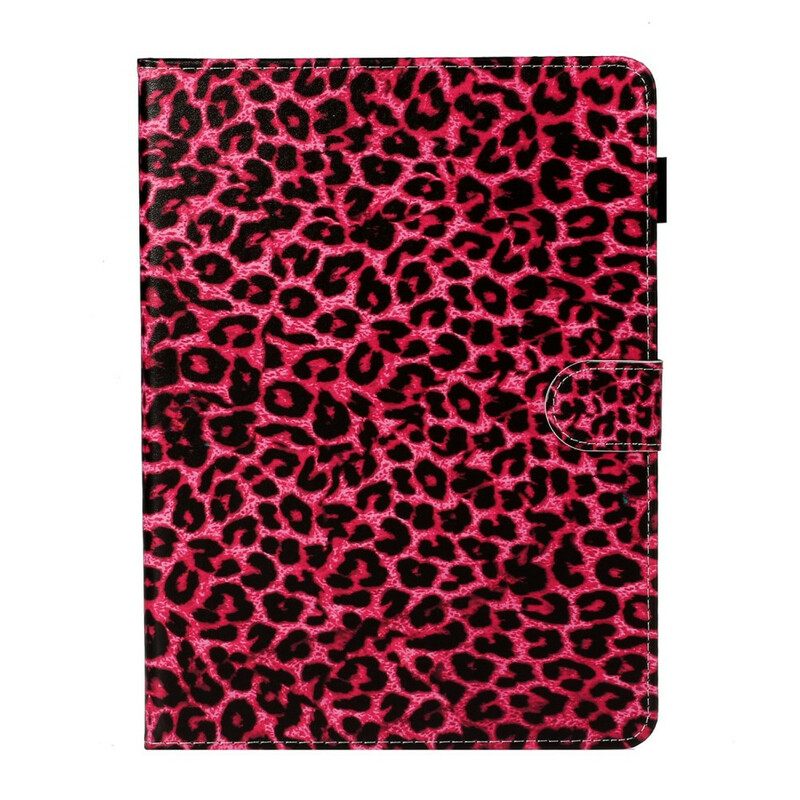 Nahkakotelo iPad Air (2022) (2020) / Pro 11" Vaaleanpunainen Leopardikuvio