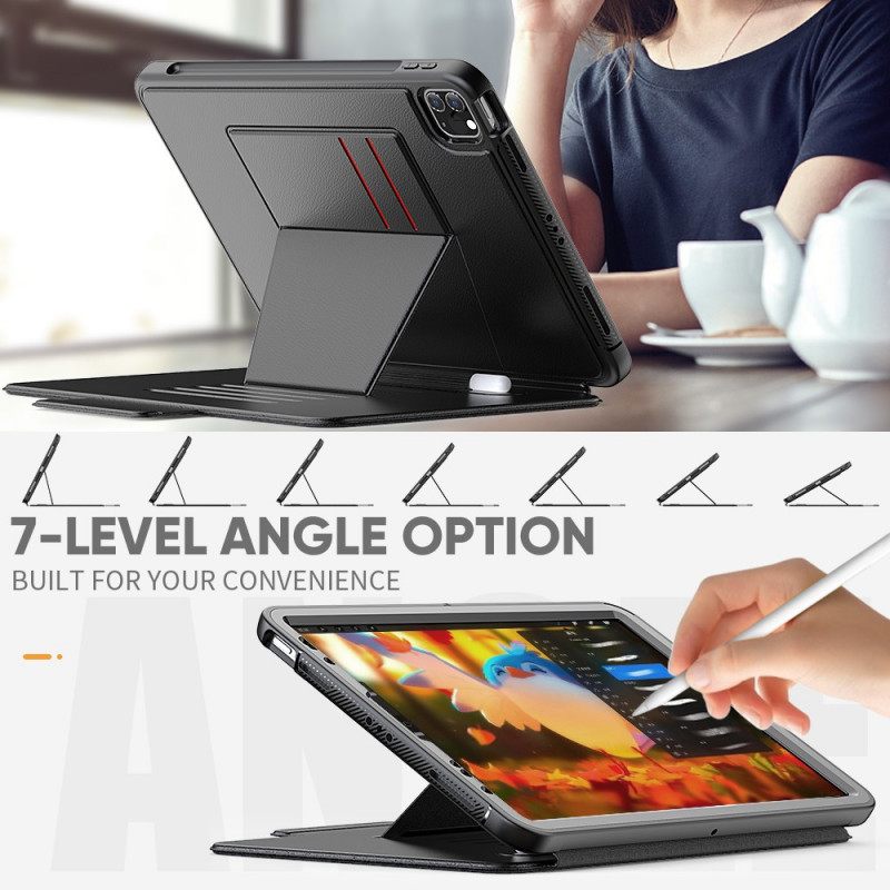 Nahkakuori iPad Air (2022) (2020) / Pro 11" Multi-angle Korttipidike