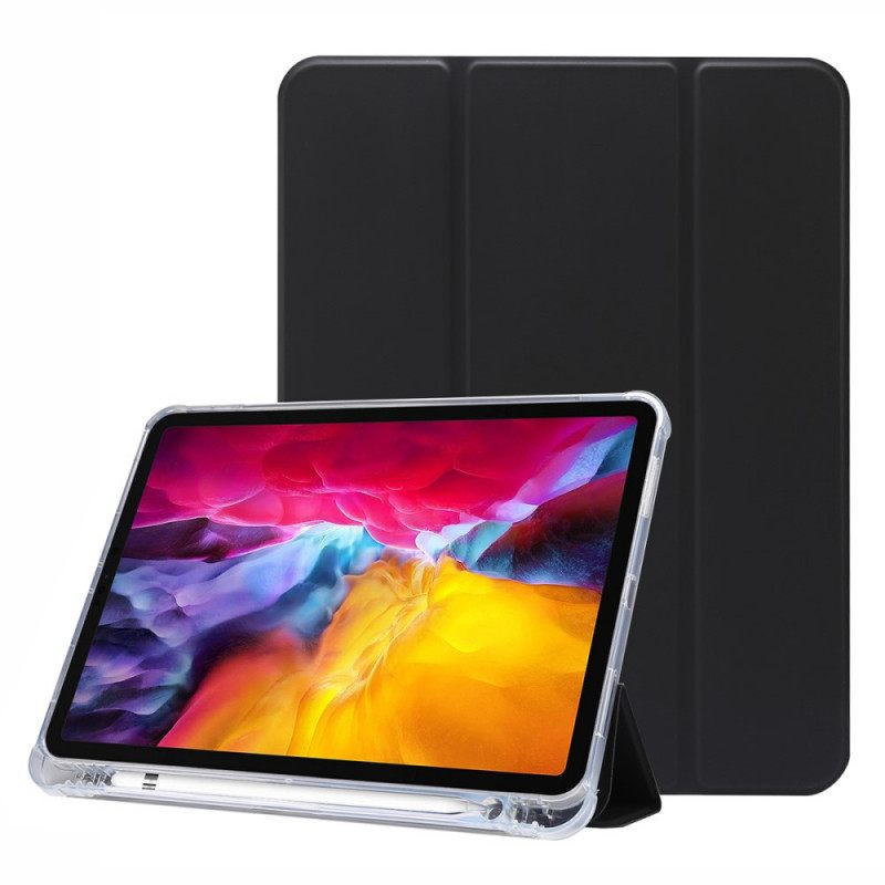 Puhelinkuoret iPad Air (2022) (2020) / Pro 11" Keinonahka Ja Läpinäkyvä Takaosa