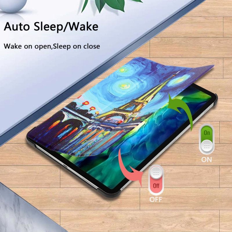 Puhelinkuoret iPad Air (2022) (2020) / Pro 11" Maalaa Eiffel-tornia