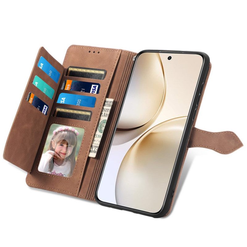 Kotelot Realme 14 Pro Plus 5g Mokkanahkaefekti Pitsikuvio