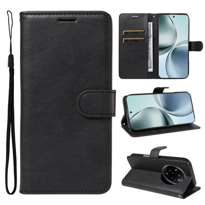 Kotelot Realme 14 Pro Plus 5g Puhelinkuoret Yksinkertainen Keinonahkaranneke