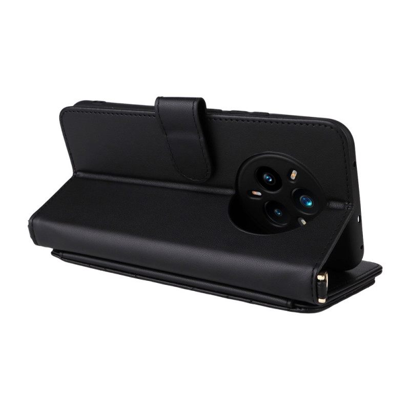 Nahkakotelo Realme 14 Pro Plus 5g Premium Olkahihnalla Ja Hihnalla