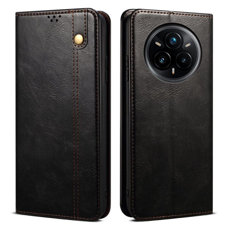 Nahkakotelo Realme 14 Pro Plus 5g Vahattu Tekonahka