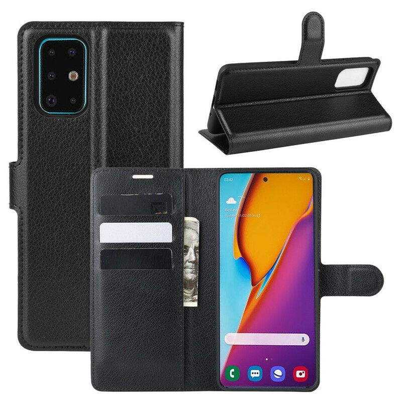 Kotelot Samsung Galaxy S20 Plus 4G / 5G Classic Litchi Faux Leather