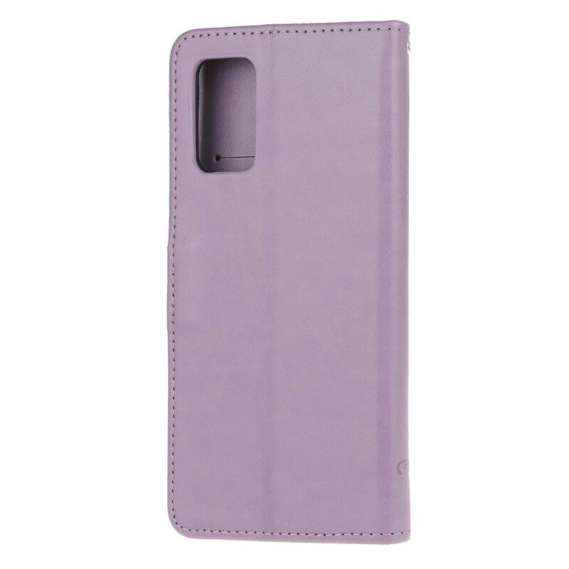 Kotelot Samsung Galaxy S20 Plus 4G / 5G Suojaketju Kuori Discretion Strap Butterflies