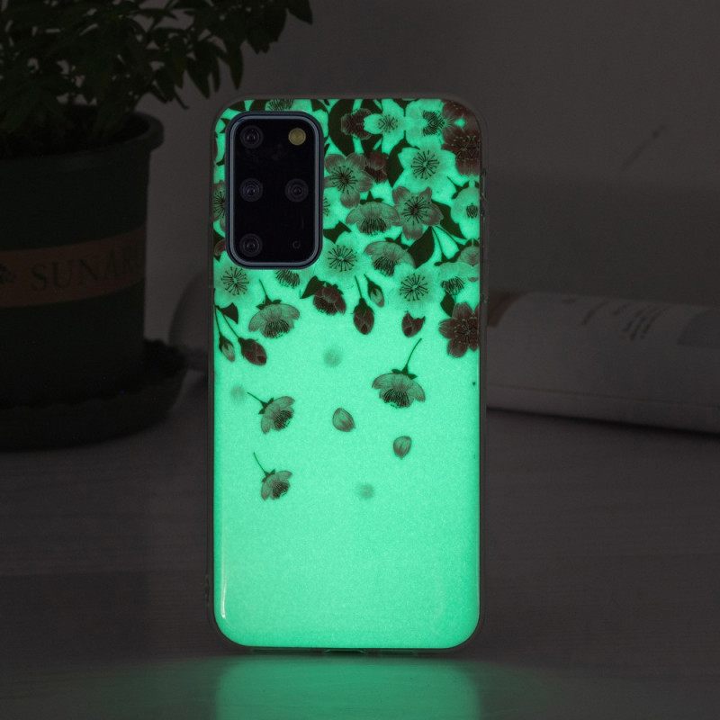 Kuori Samsung Galaxy S20 Plus 4G / 5G Fluoresoivat Kukat