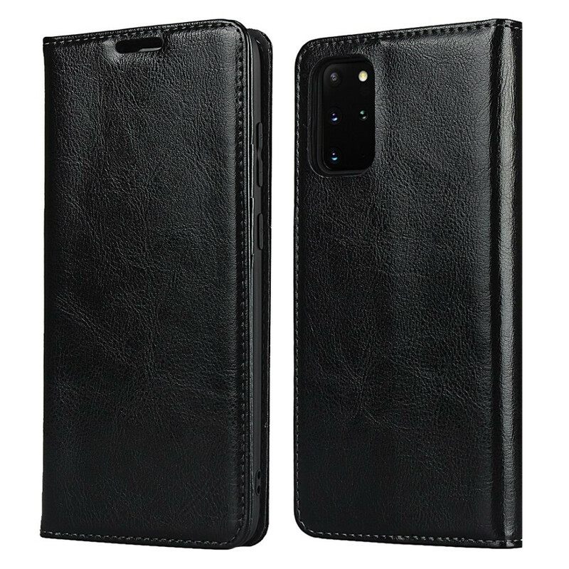 Puhelinkuoret Samsung Galaxy S20 Plus 4G / 5G Kotelot Flip Aitoa Nahkaa