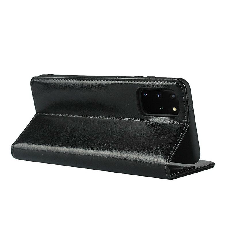 Puhelinkuoret Samsung Galaxy S20 Plus 4G / 5G Kotelot Flip Aitoa Nahkaa