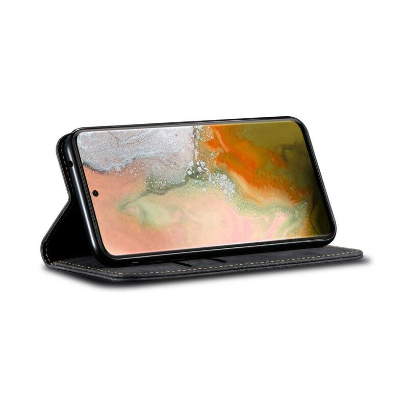 Puhelinkuoret Samsung Galaxy S20 Plus 4G / 5G Kotelot Flip Denim Kangas