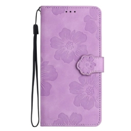Kotelot iPhone 16 Kukkakuvio Hihnalla