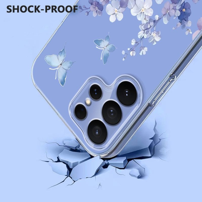 Case Samsung Galaxy S26 Ultra Puhelinkuoret Perhosia Ja Kukkia