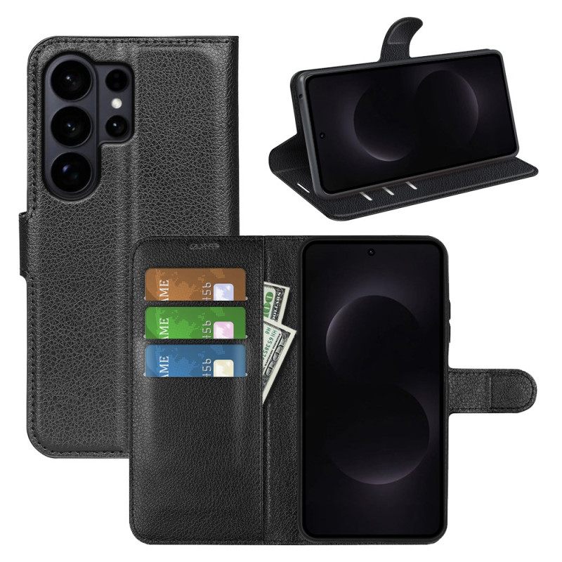 Kotelot Samsung Galaxy S26 Ultra Litsikuvioinen Tekonahka Suojakuori