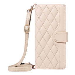 Kotelot Samsung Galaxy S26 Ultra Puhelinkuoret Tikattu Hihnalla Ja Olkahihnalla