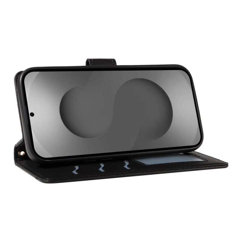 Kotelot Samsung Galaxy S26 Ultra Puhelinkuoret Tikattu Hihnalla Ja Olkahihnalla