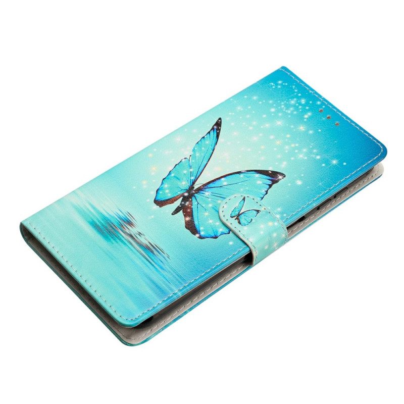 Kotelot Samsung Galaxy S26 Ultra Sininen Perhonen Vedessä
