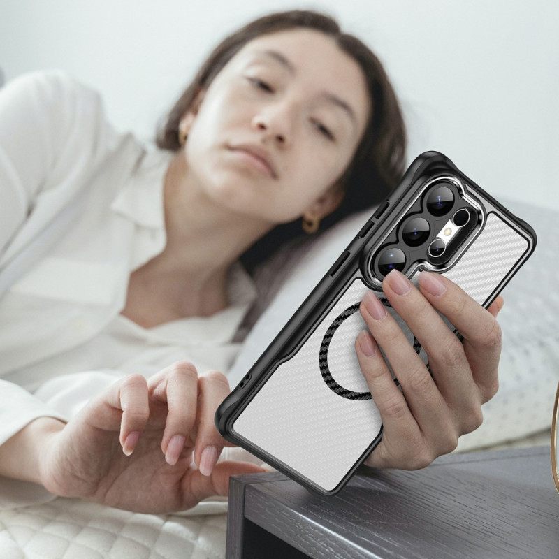 Kuori Samsung Galaxy S26 Ultra Magsafe Hybrid Protection -hiilikuitukuvio