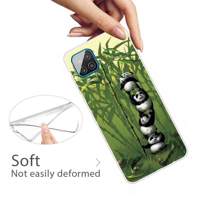 Case Samsung Galaxy A12 / M12 Pandajoukko