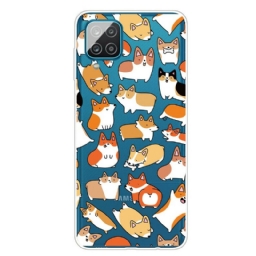 Case Samsung Galaxy A12 / M12 Transparent Multiple Dogs