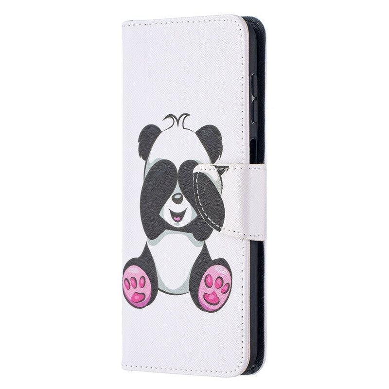 Kotelot Samsung Galaxy A12 / M12 Panda Hauskaa