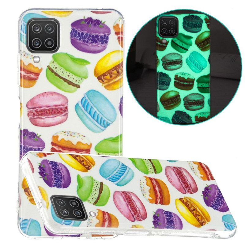 Kuori Samsung Galaxy A12 / M12 Fluoresoiva Macaroons