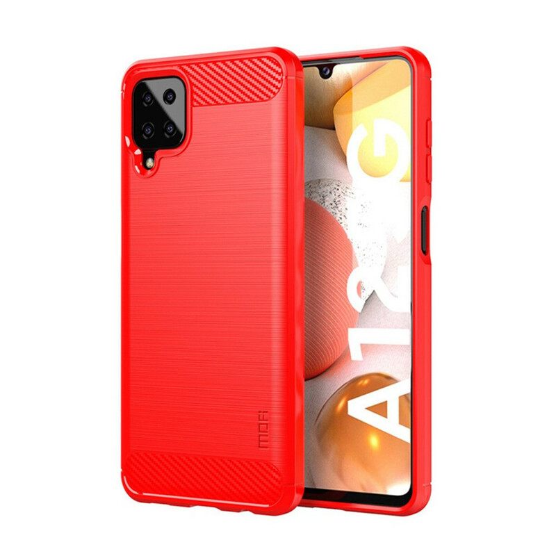 Kuori Samsung Galaxy A12 / M12 Harjattu Hiilikuitu Mofi