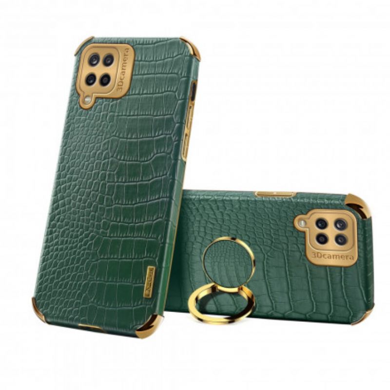 Kuori Samsung Galaxy A12 / M12 Keinonahka Rengastuella