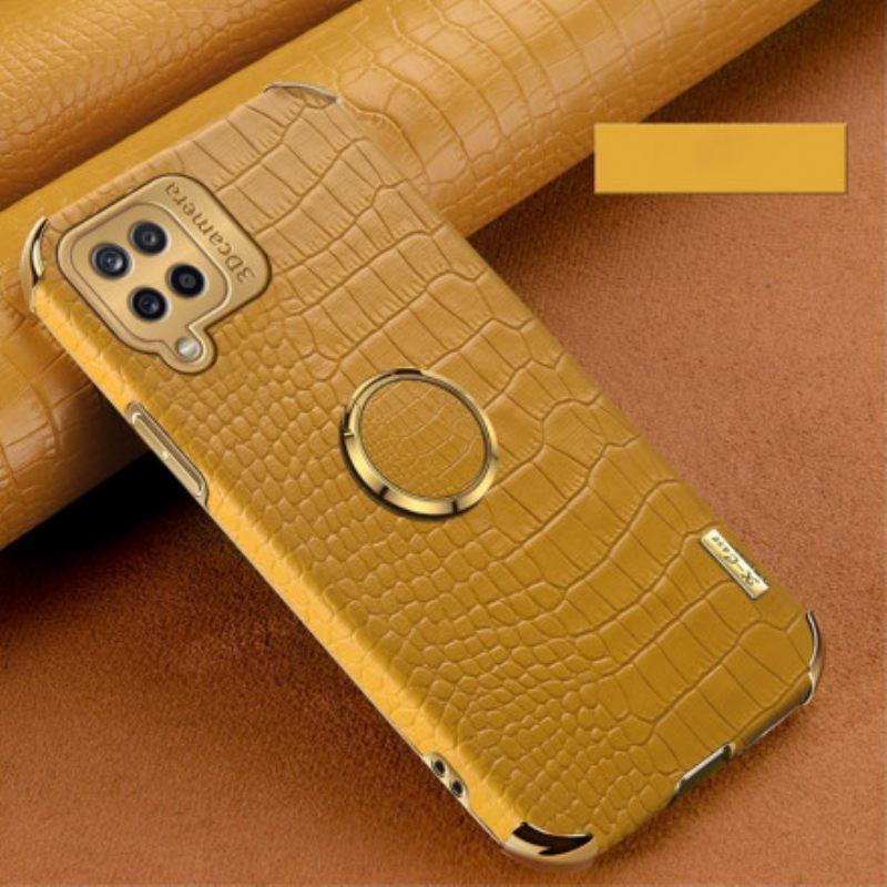 Kuori Samsung Galaxy A12 / M12 Keinonahka Rengastuella