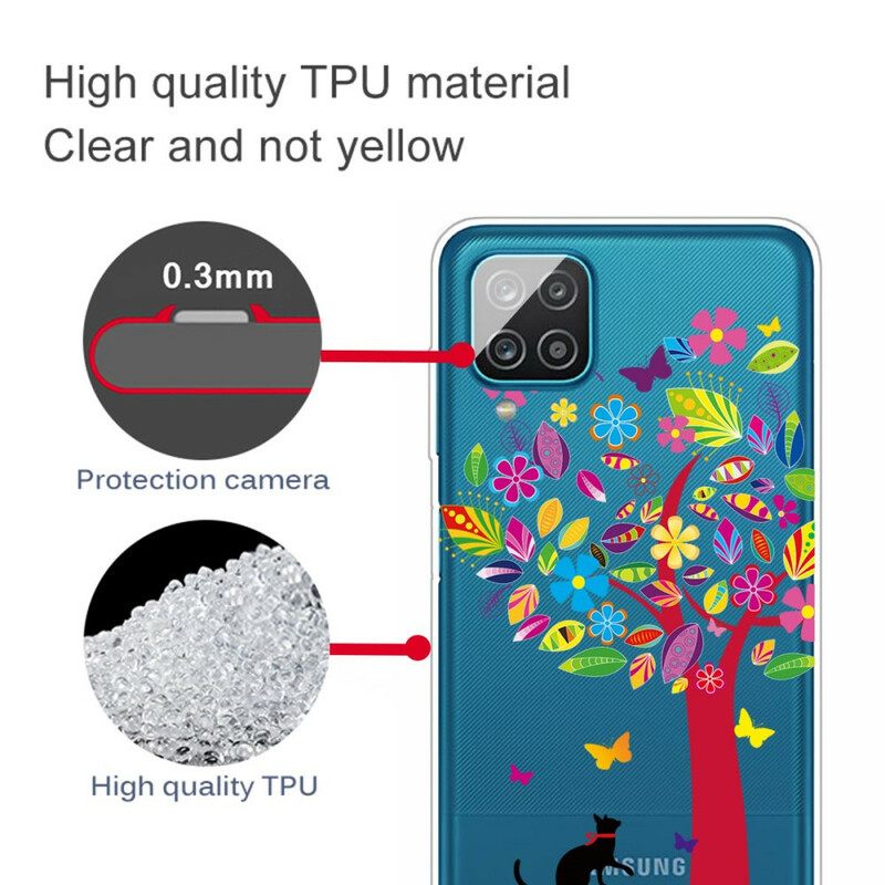 Kuori Samsung Galaxy A12 / M12 Kissa Puun Alla