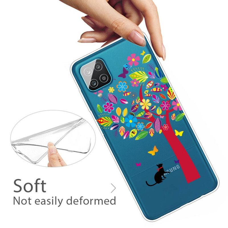 Kuori Samsung Galaxy A12 / M12 Kissa Puun Alla
